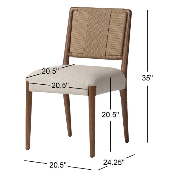 Four Hands Rothler Dining Chair-Alcala Wheat & Reviews | Perigold
